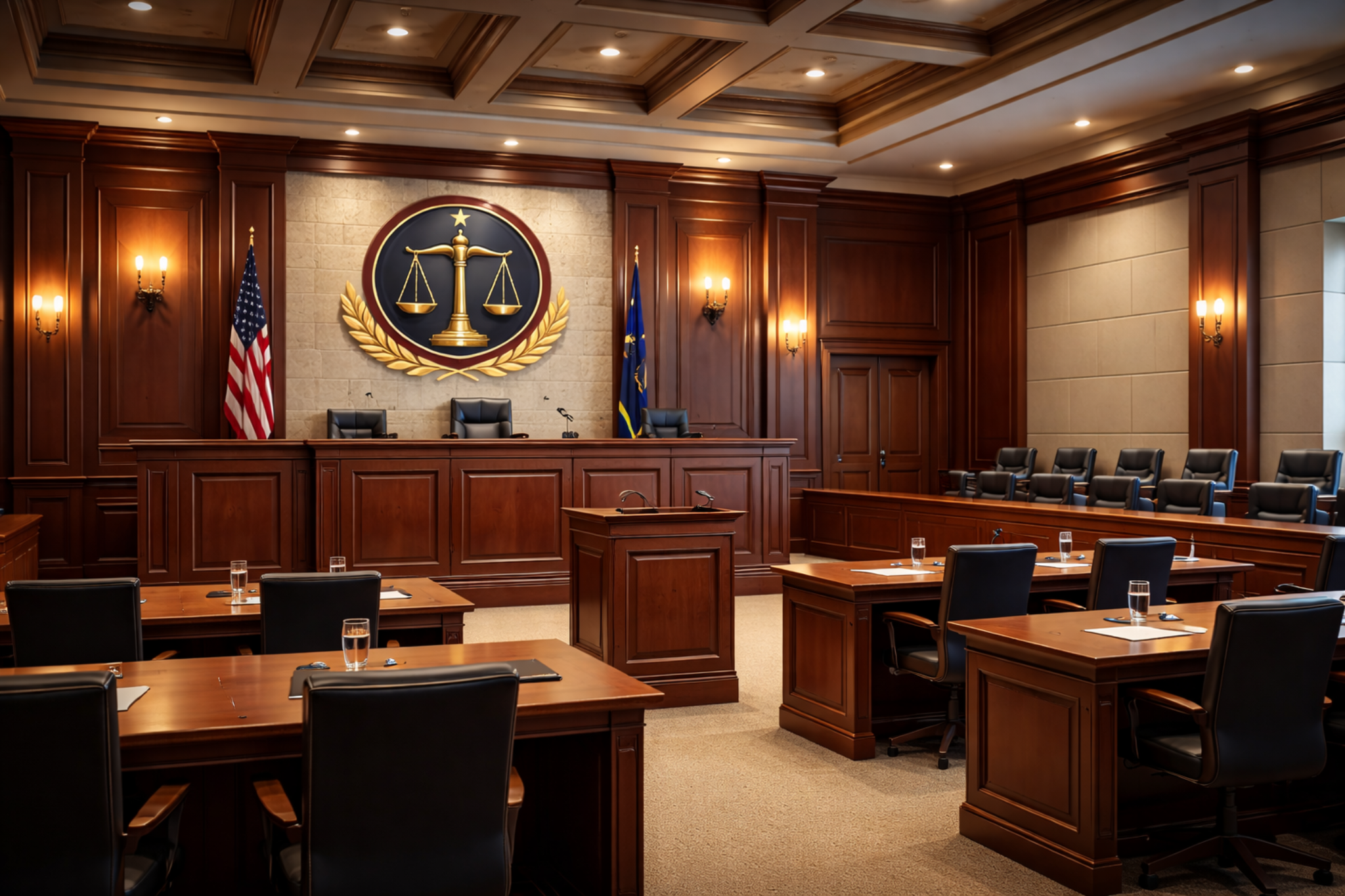 Courtroom interior